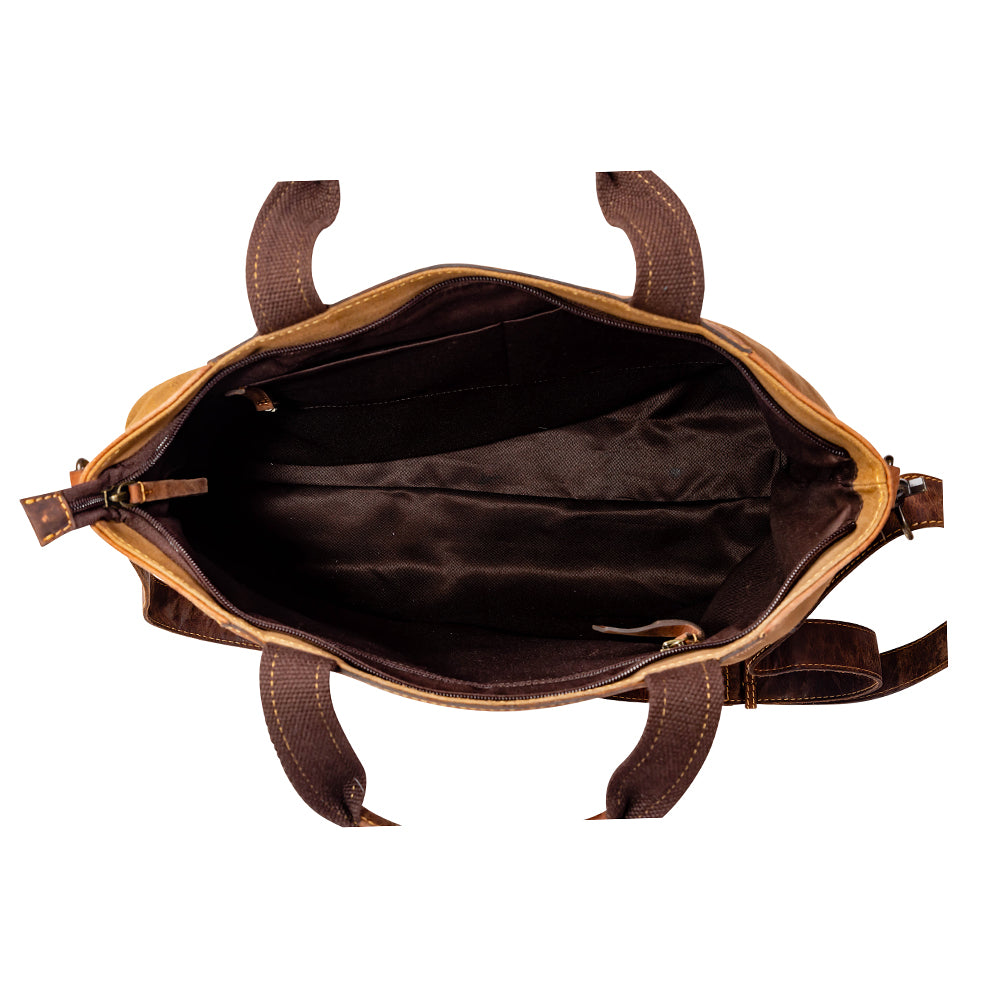 Out on the Range Satchel Laptop Bag - Myra USA