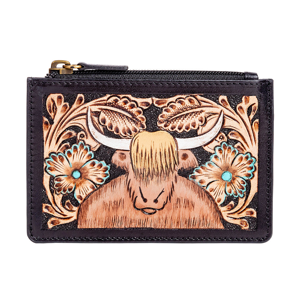 Kessei Hand-tooled Credit Card Holder - Myra USA