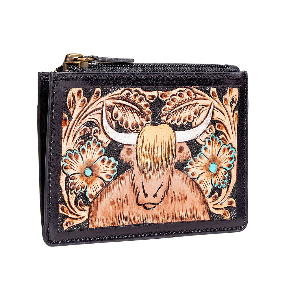 Kessei Hand-tooled Credit Card Holder - Myra USA