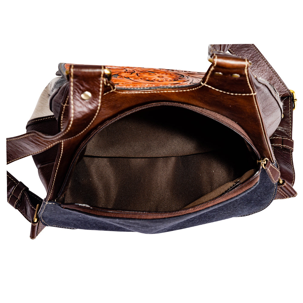 Daisy Hill Trail Hand-tooled Backpack Bag - Myra USA