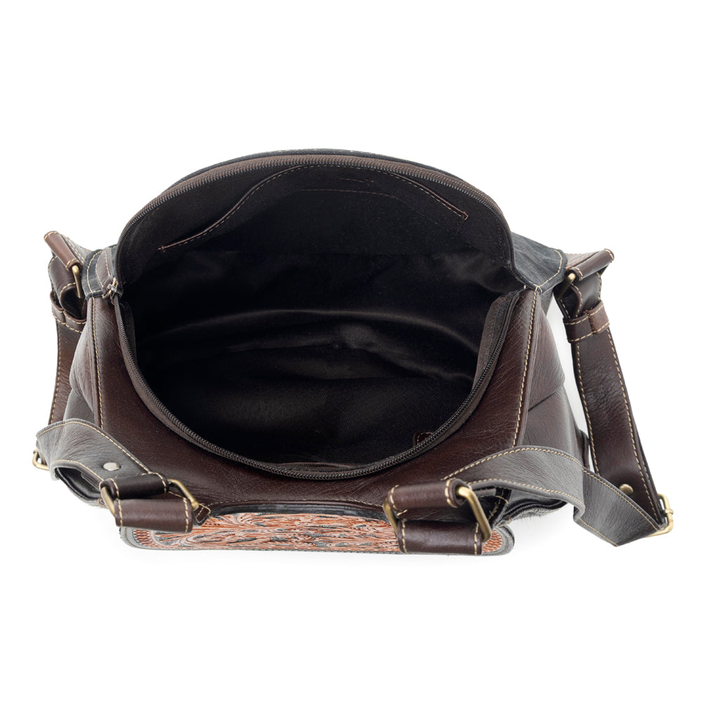 Daisy Hill Trail Hand-tooled Backpack Bag - Myra USA