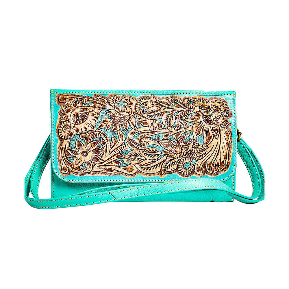 Twila Hand-tooled Small Bag - Myra USA