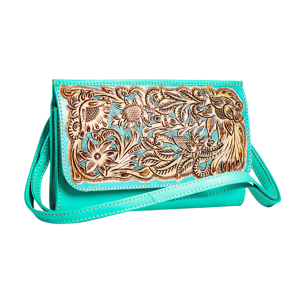 Twila Hand-tooled Small Bag - Myra USA