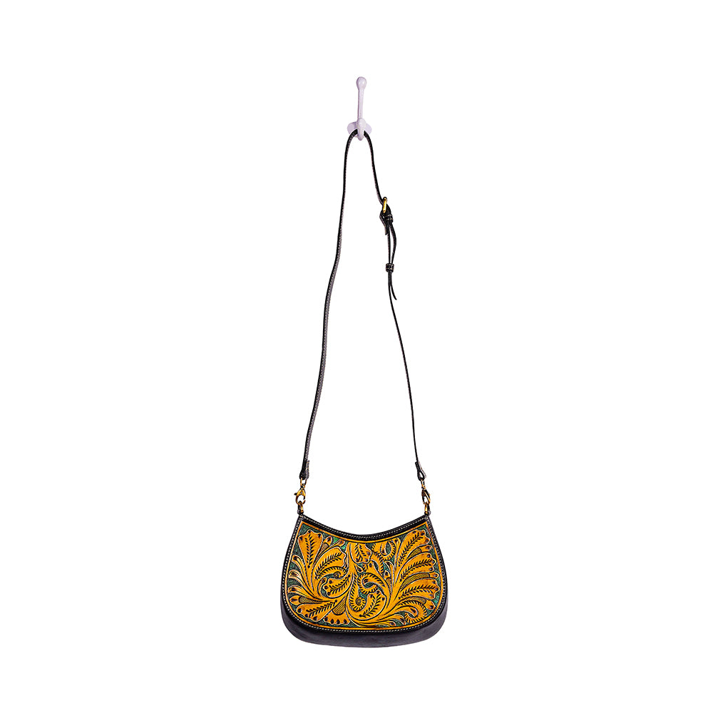 Featherstone Spring Hand-tooled Bag - Myra USA