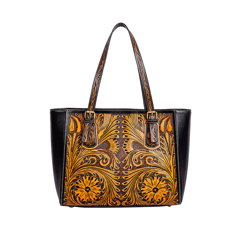 Canyon Meadows Hand-tooled Bag - Myra USA