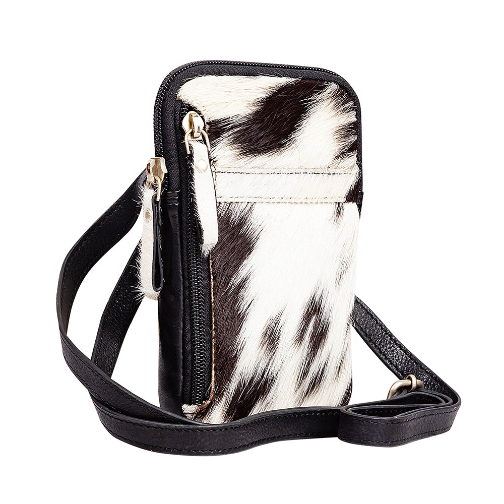 Carlisle Bluff Leather & Hairon Bag - Myra USA