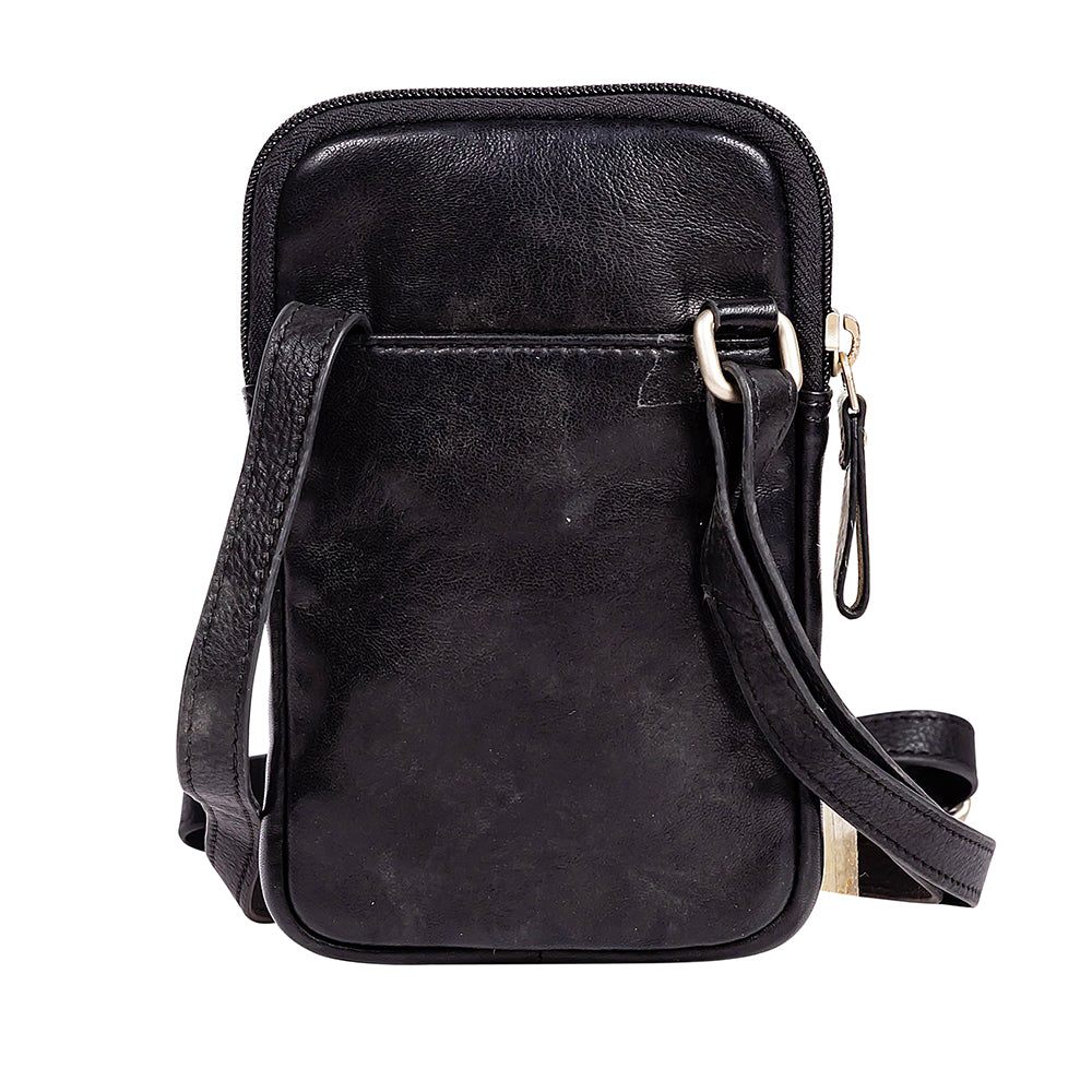 Carlisle Bluff Leather & Hairon Bag - Myra USA