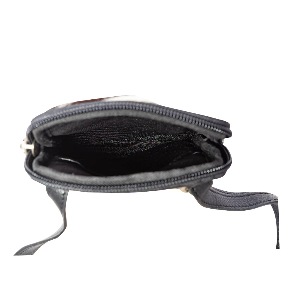 Carlisle Bluff Leather & Hairon Bag - Myra USA