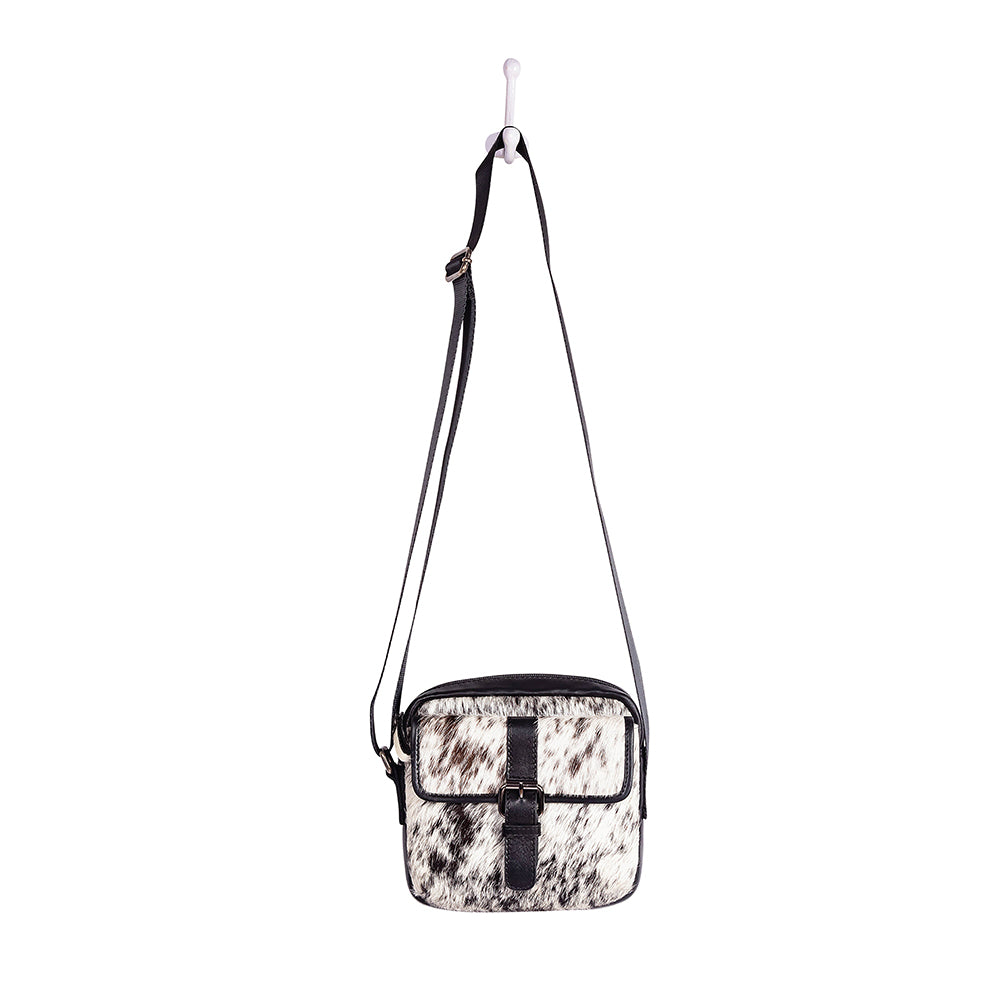 Carlisle Bluff Leather & Hairon Bag - Myra USA