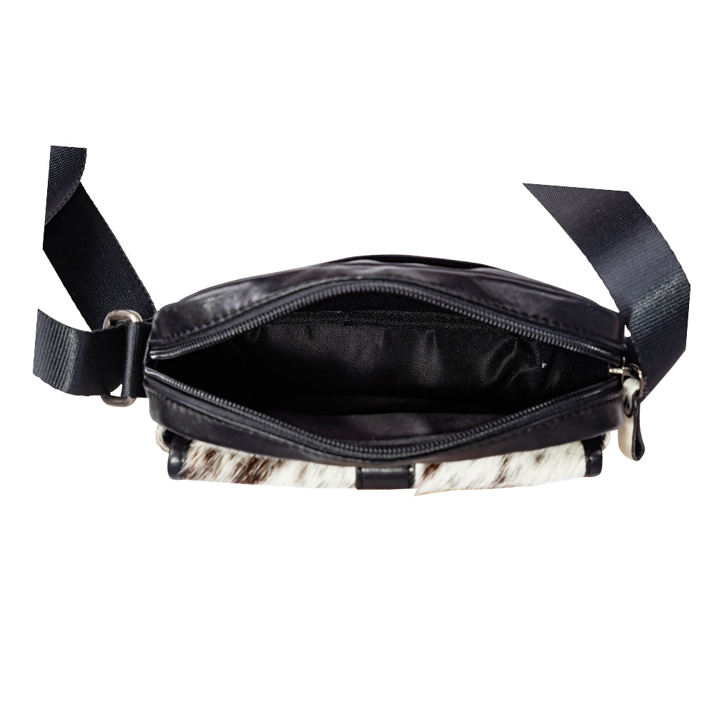 Carlisle Bluff Leather & Hairon Bag - Myra USA