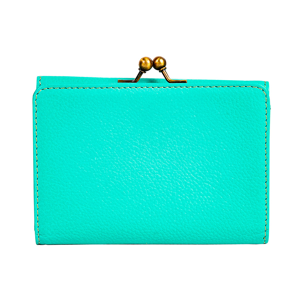 Gypsum Trail Coin Purse in Turquoise - Myra USA