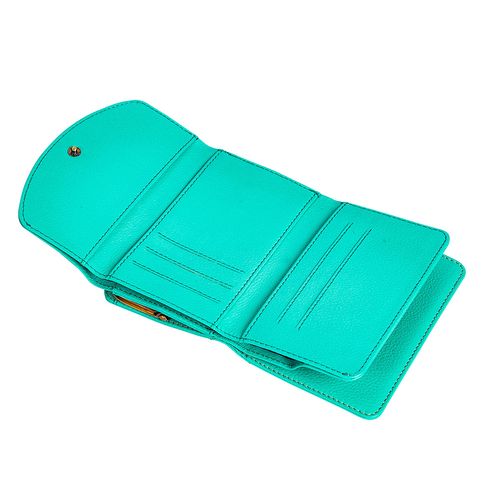Gypsum Trail Coin Purse in Turquoise - Myra USA