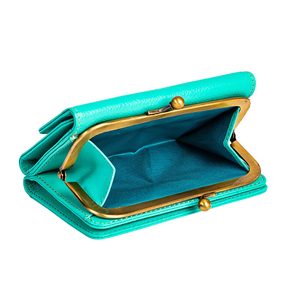 Gypsum Trail Coin Purse in Turquoise - Myra USA
