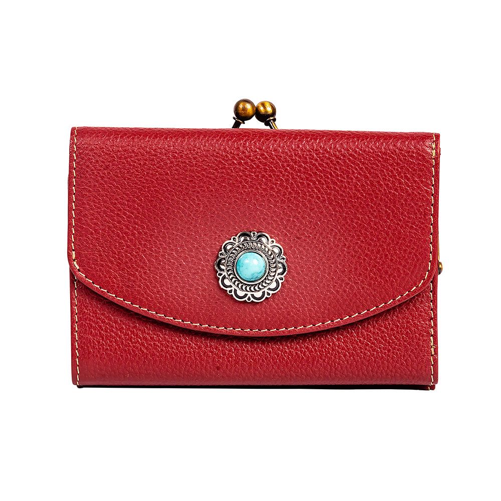 Gypsum Trail Coin Purse in Red - Myra USA
