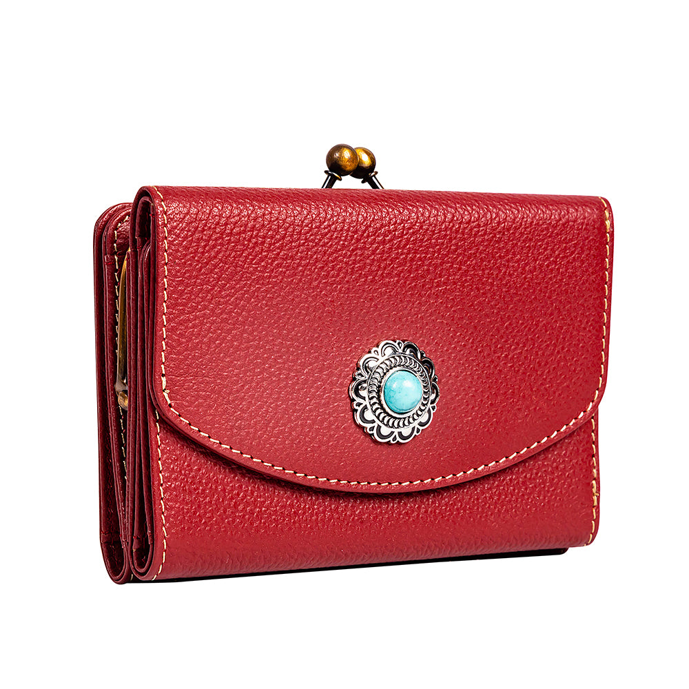 Gypsum Trail Coin Purse in Red - Myra USA