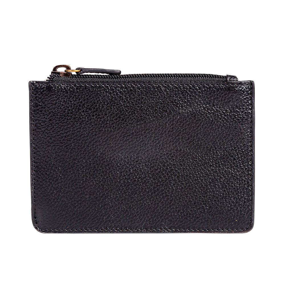 Foothill Creek Credit Card Holder in Ebony - Myra USA