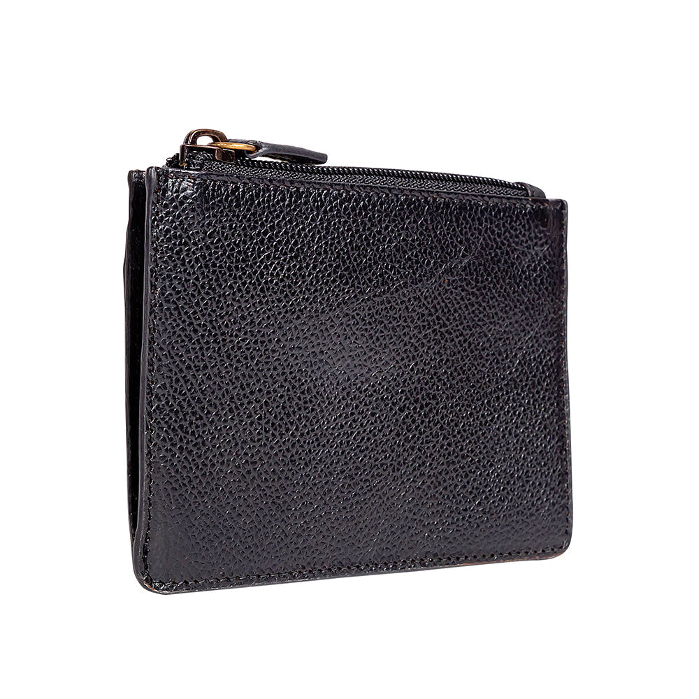 Foothill Creek Credit Card Holder in Ebony - Myra USA