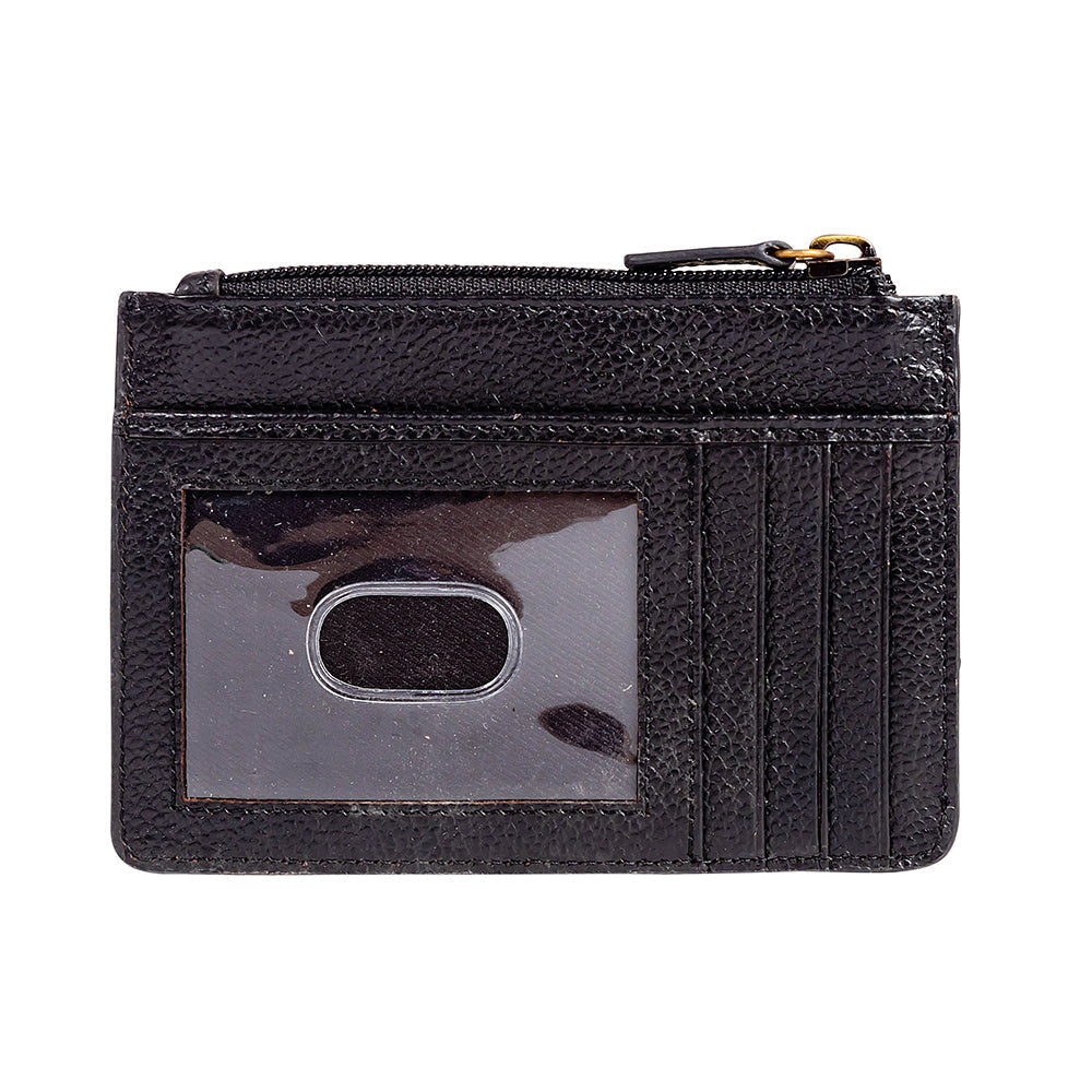 Foothill Creek Credit Card Holder in Ebony - Myra USA