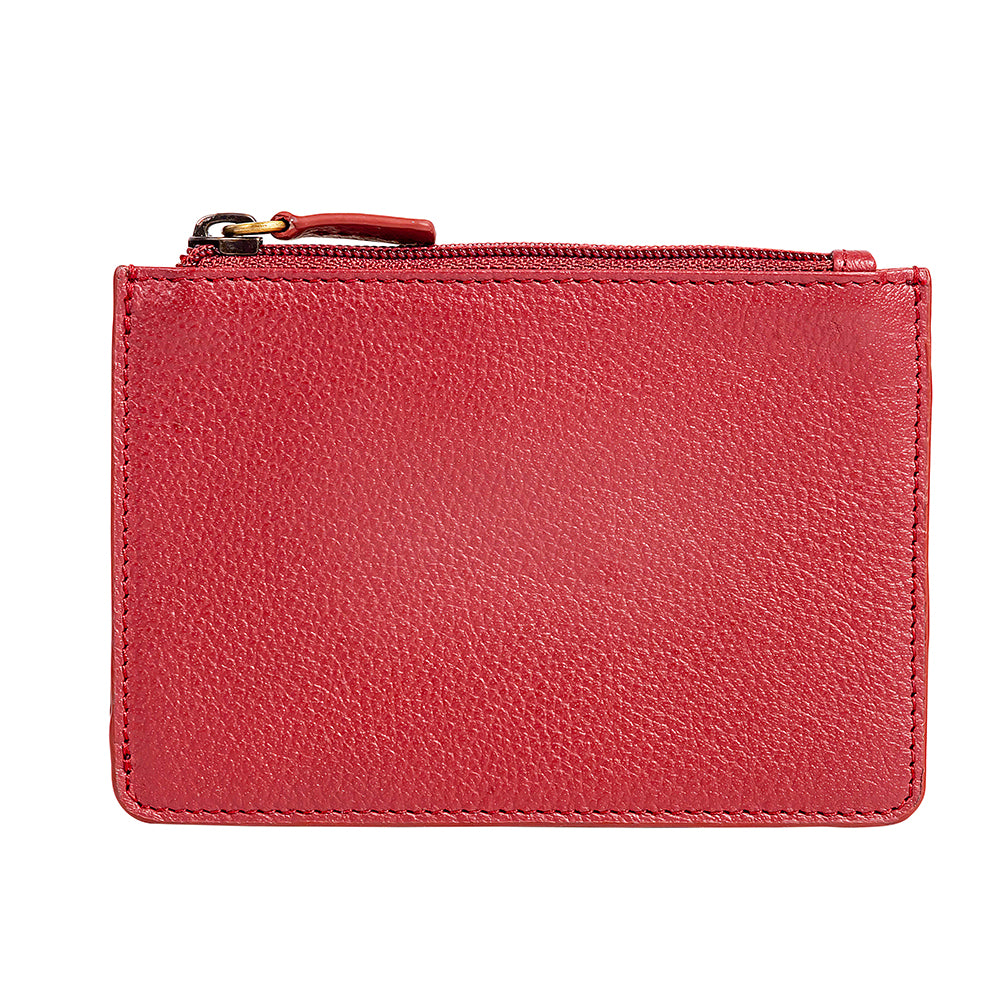 Foothill Creek Credit Card Holder in Red - Myra USA