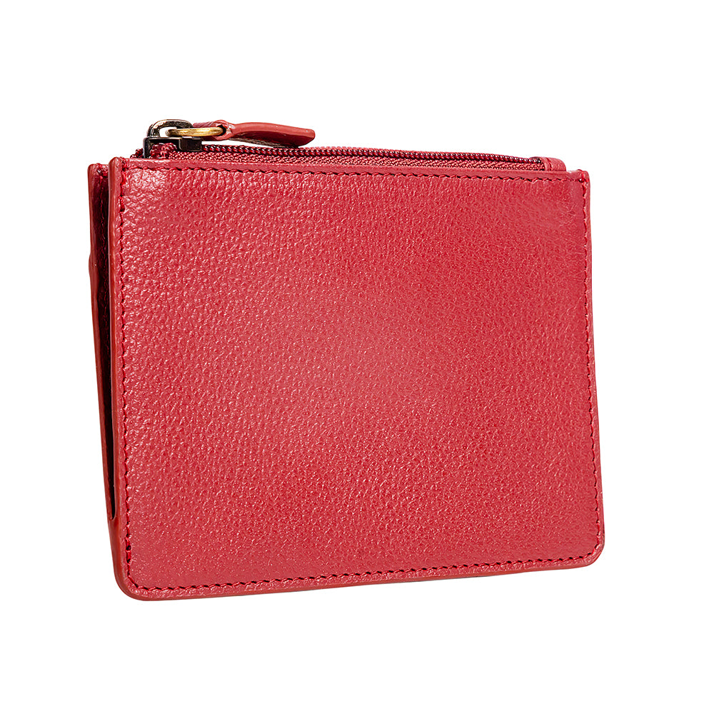 Foothill Creek Credit Card Holder in Red - Myra USA