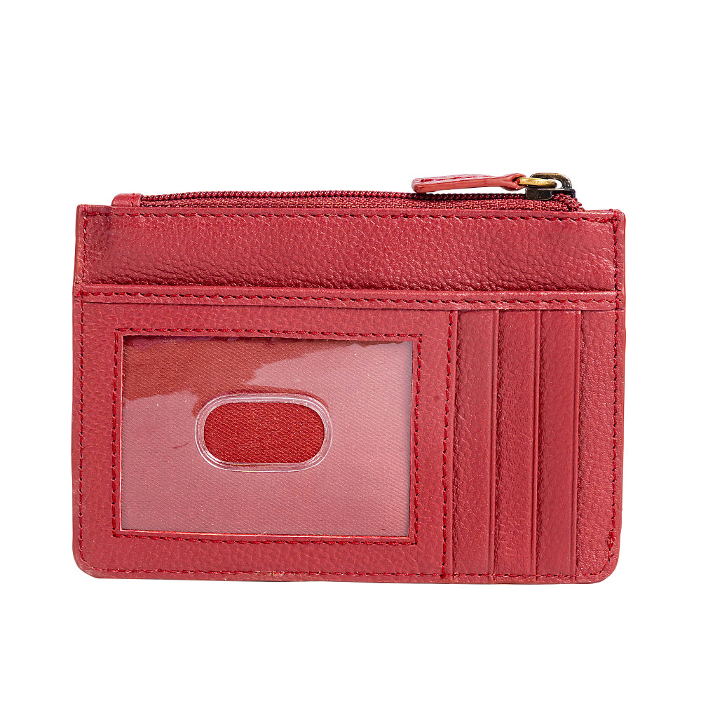 Foothill Creek Credit Card Holder in Red - Myra USA