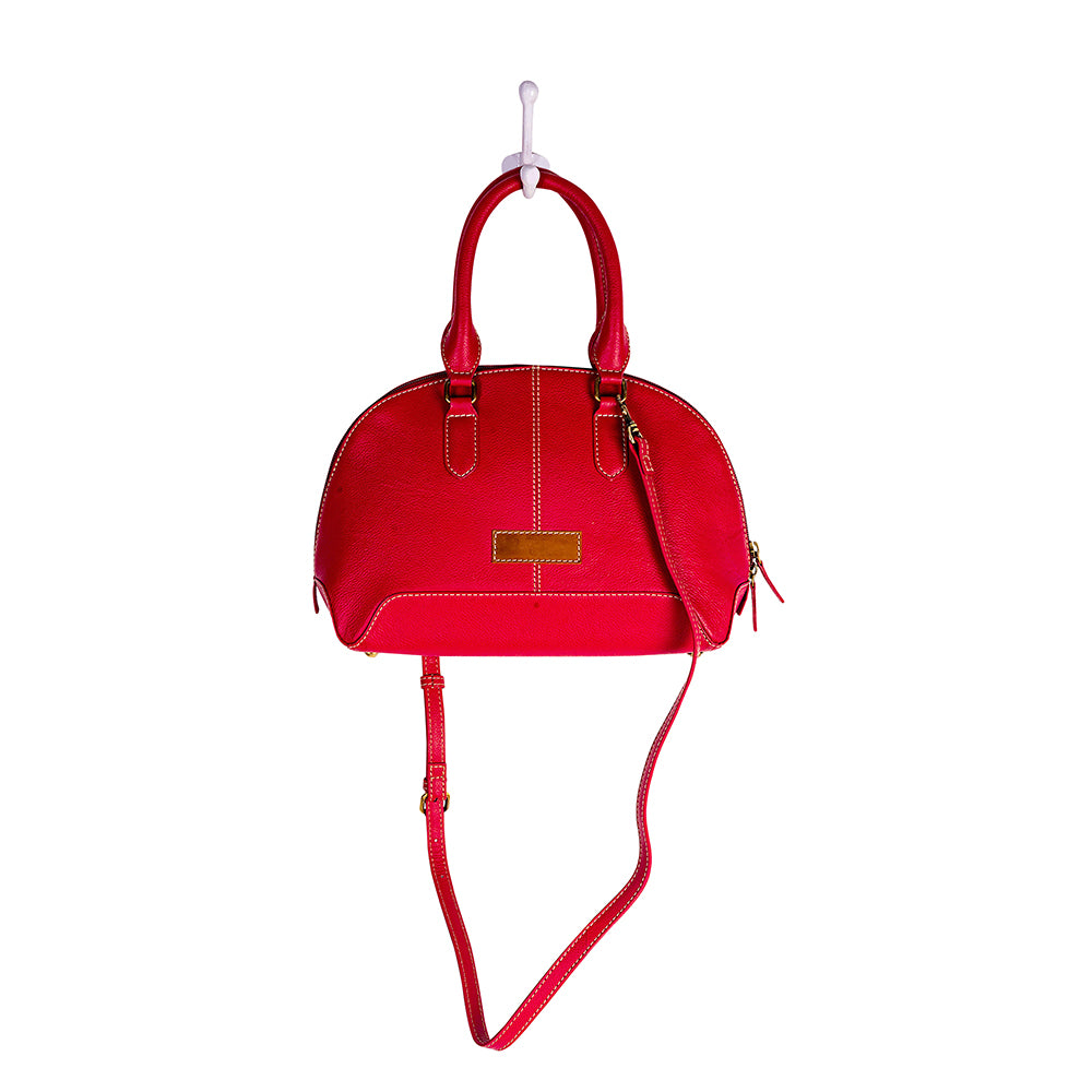 Emmylou Pass Hand-tooled Bag in Red - Myra USA