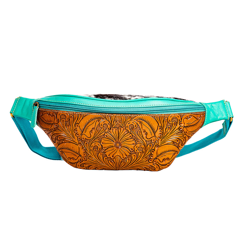 Tylersburg Hand-tooled Fanny Pack Bag - Myra USA
