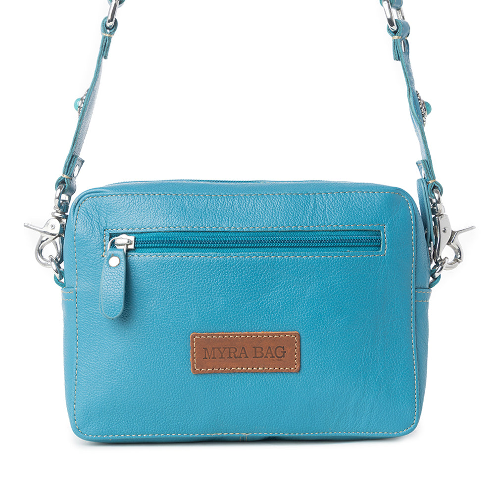 Blooms on the Trail Hand-tooled Bag - Myra USA