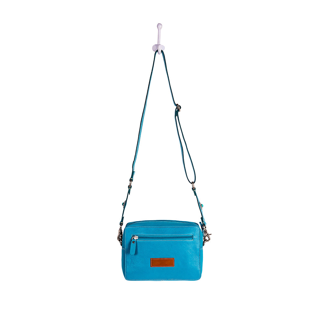 Blooms on the Trail Hand-tooled Bag - Myra USA