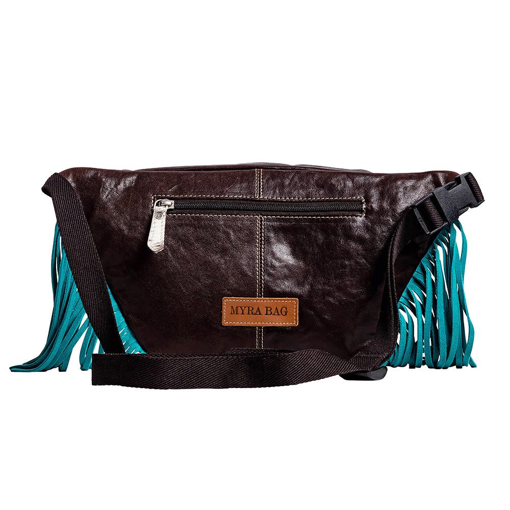 Marta Plains Fringed Fanny Pack Bag - Myra USA