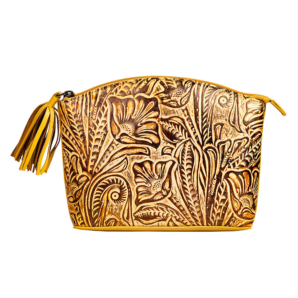 Clarendon Pouch in Yellow - Myra USA