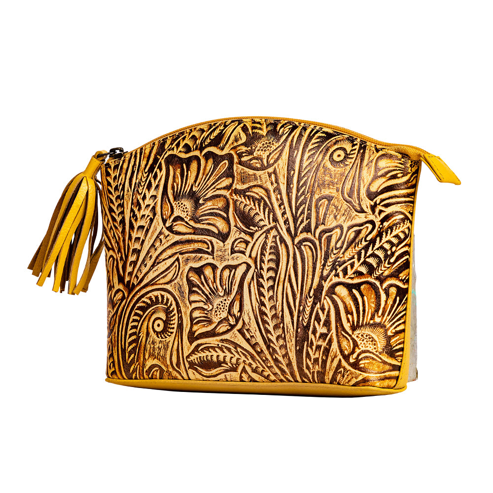 Clarendon Pouch in Yellow - Myra USA