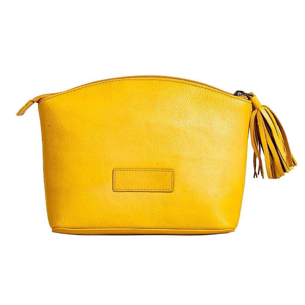 Clarendon Pouch in Yellow - Myra USA