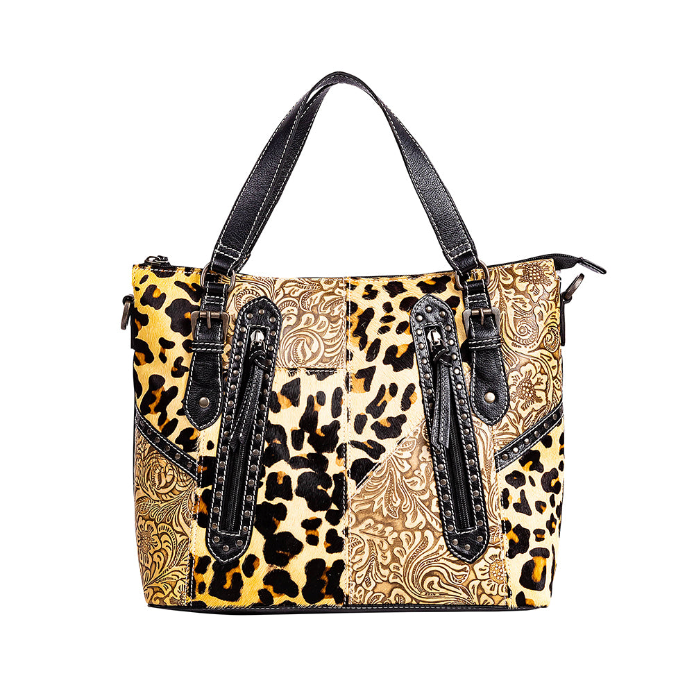 Jaguar Trail Hairon & Leather Bag - Myra USA