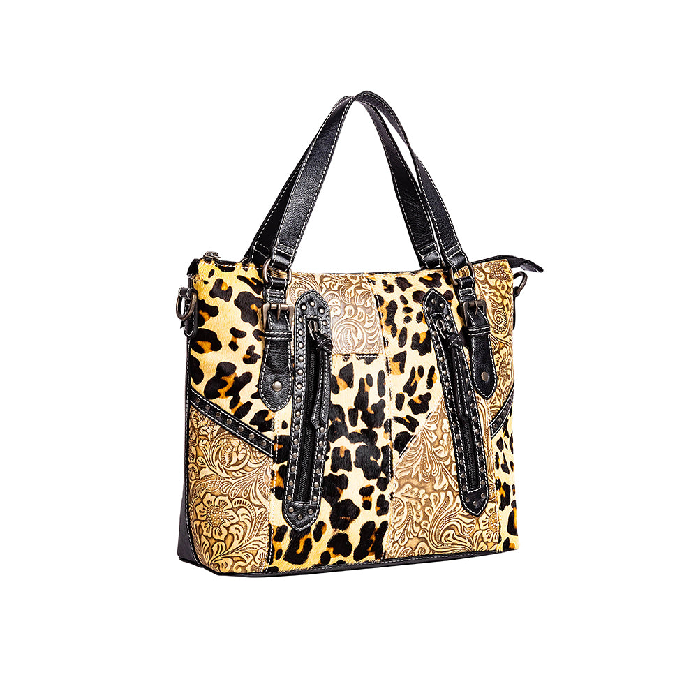 Jaguar Trail Hairon & Leather Bag - Myra USA