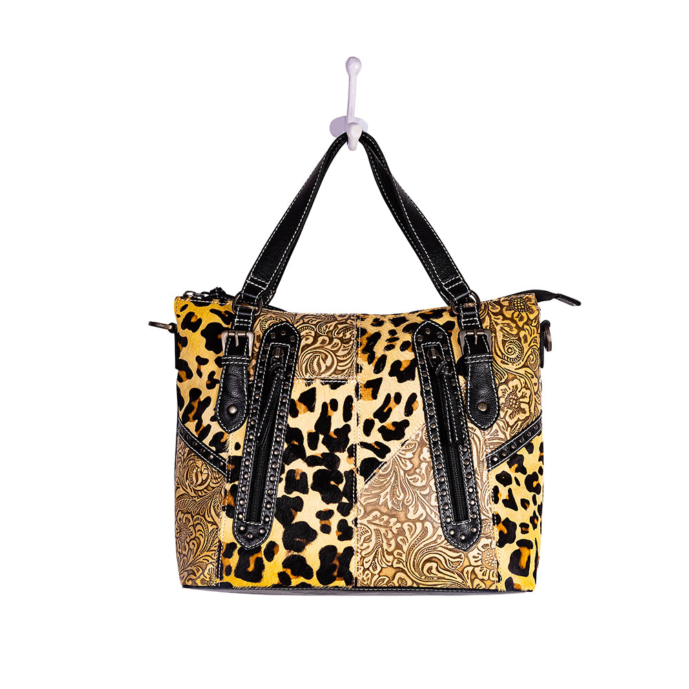 Jaguar Trail Hairon & Leather Bag - Myra USA
