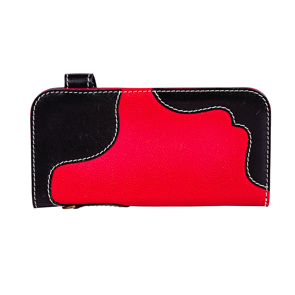 Elkerson Ridge Wallet In Black & Red - Myra USA