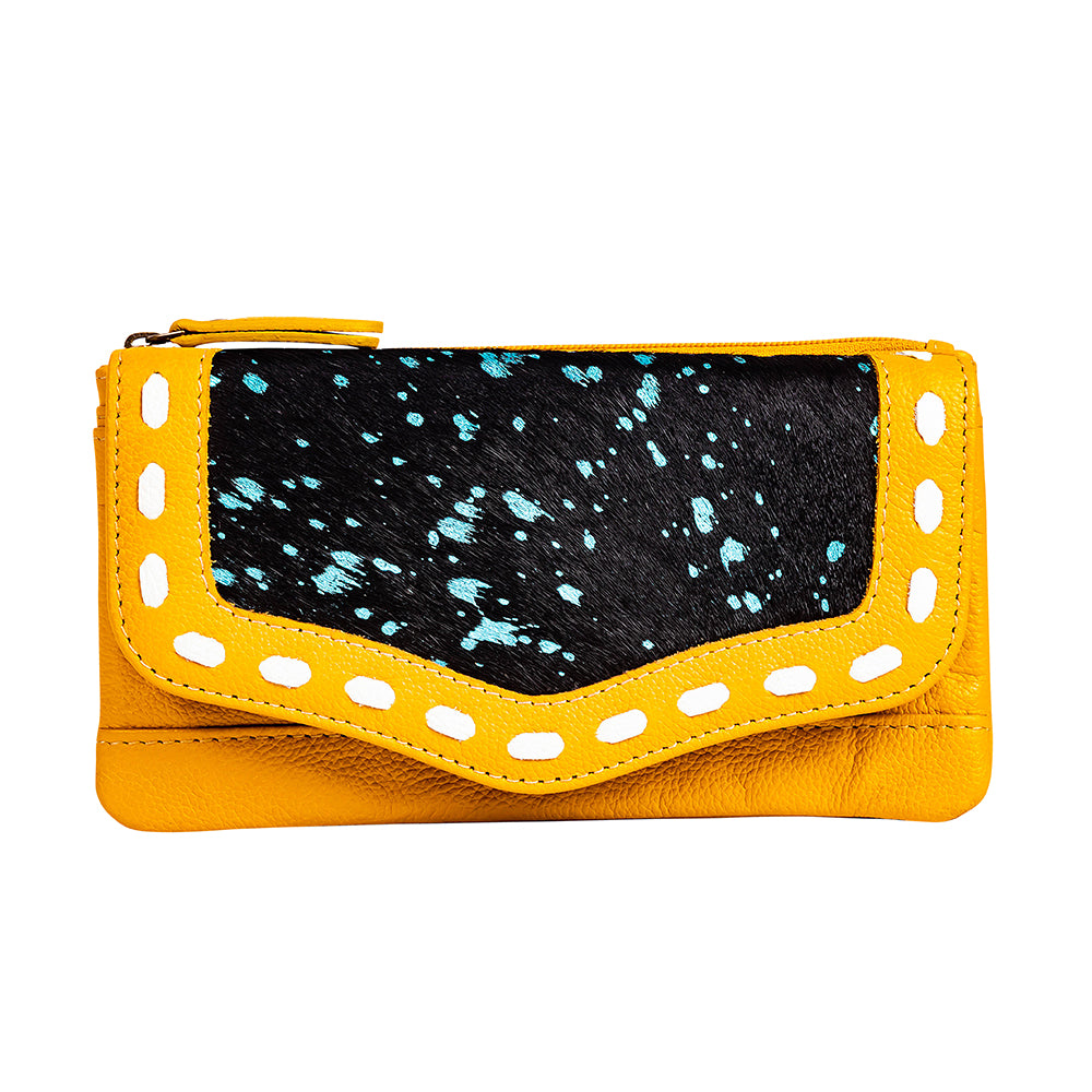 Skyviews Wallet in Yellow - Myra USA