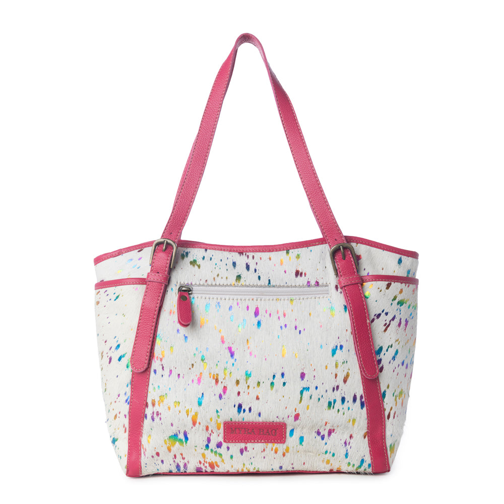 Rojo Ryders Leather & Hairon Bag - Myra USA
