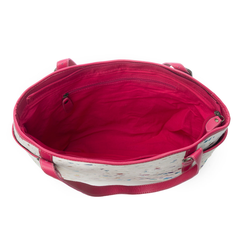 Rojo Ryders Leather & Hairon Bag - Myra USA