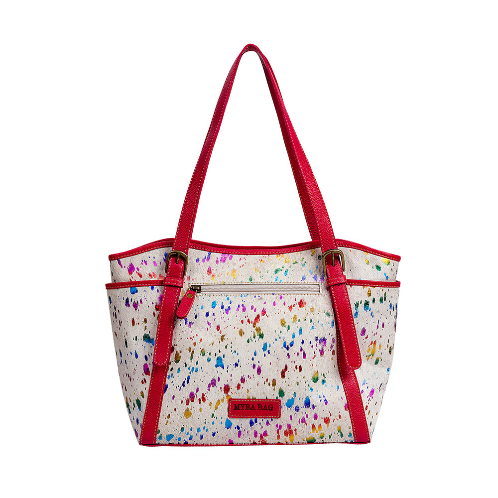 Rojo Ryders Leather & Hairon Bag - Myra USA