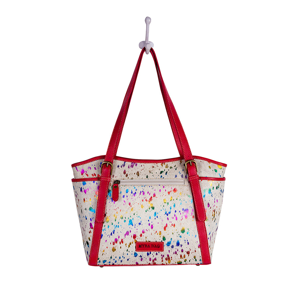 Rojo Ryders Leather & Hairon Bag - Myra USA