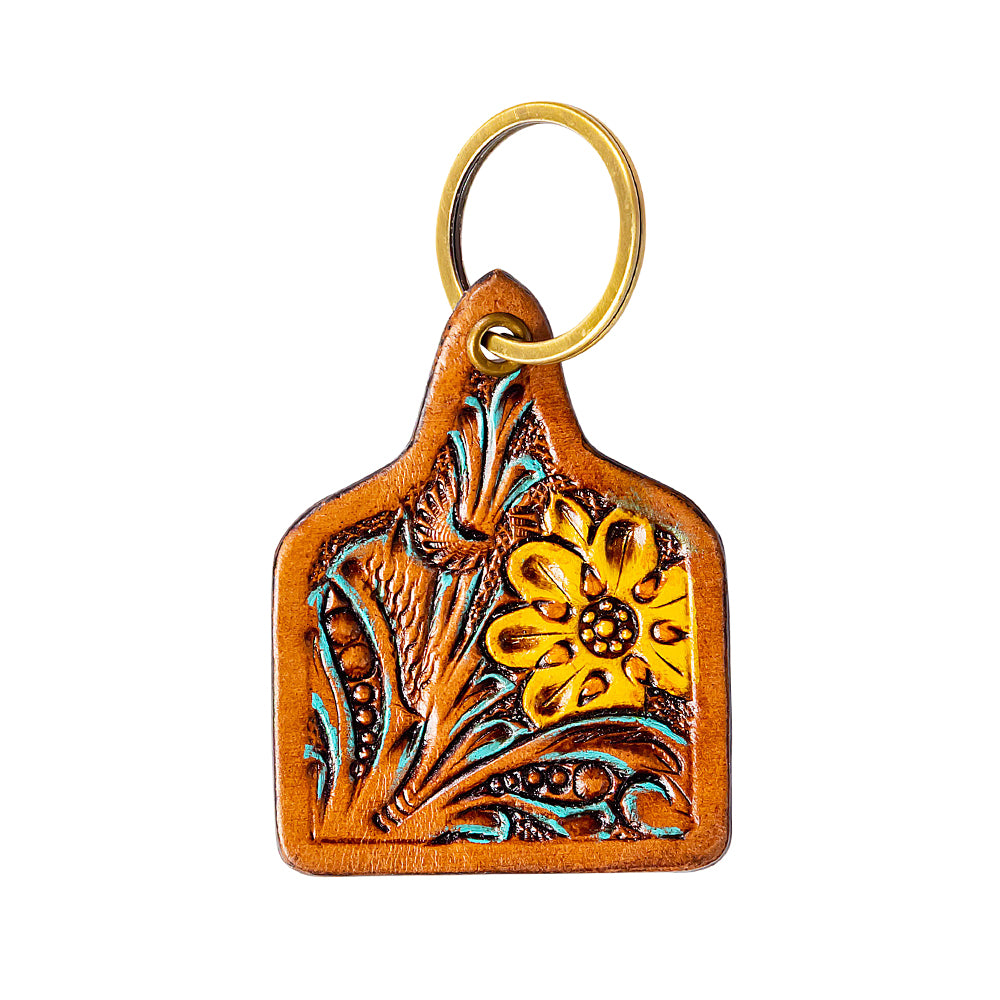 Donna Bella Hand-tooled Key Fob - Myra USA