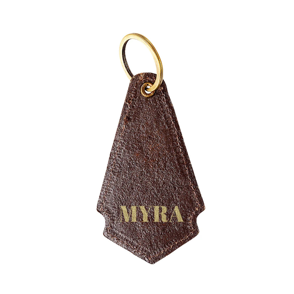 Night Blossom Hand-tooled Key Fob - Myra USA