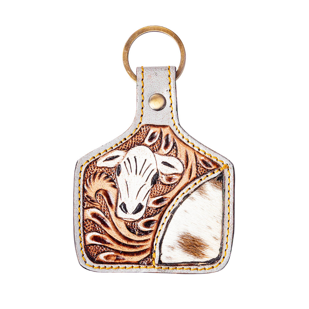 Heading Home Hand-tooled Key Fob - Myra USA