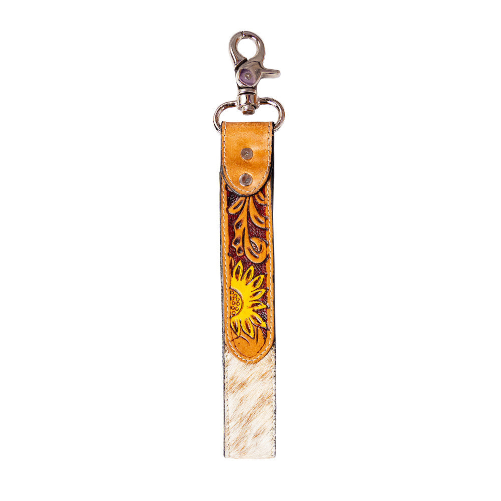 With Love Hand-tooled Key Fob - Myra USA