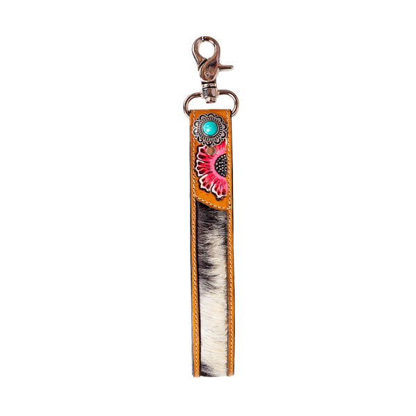 Far & Wide Hand-tooled Key Fob - Myra USA