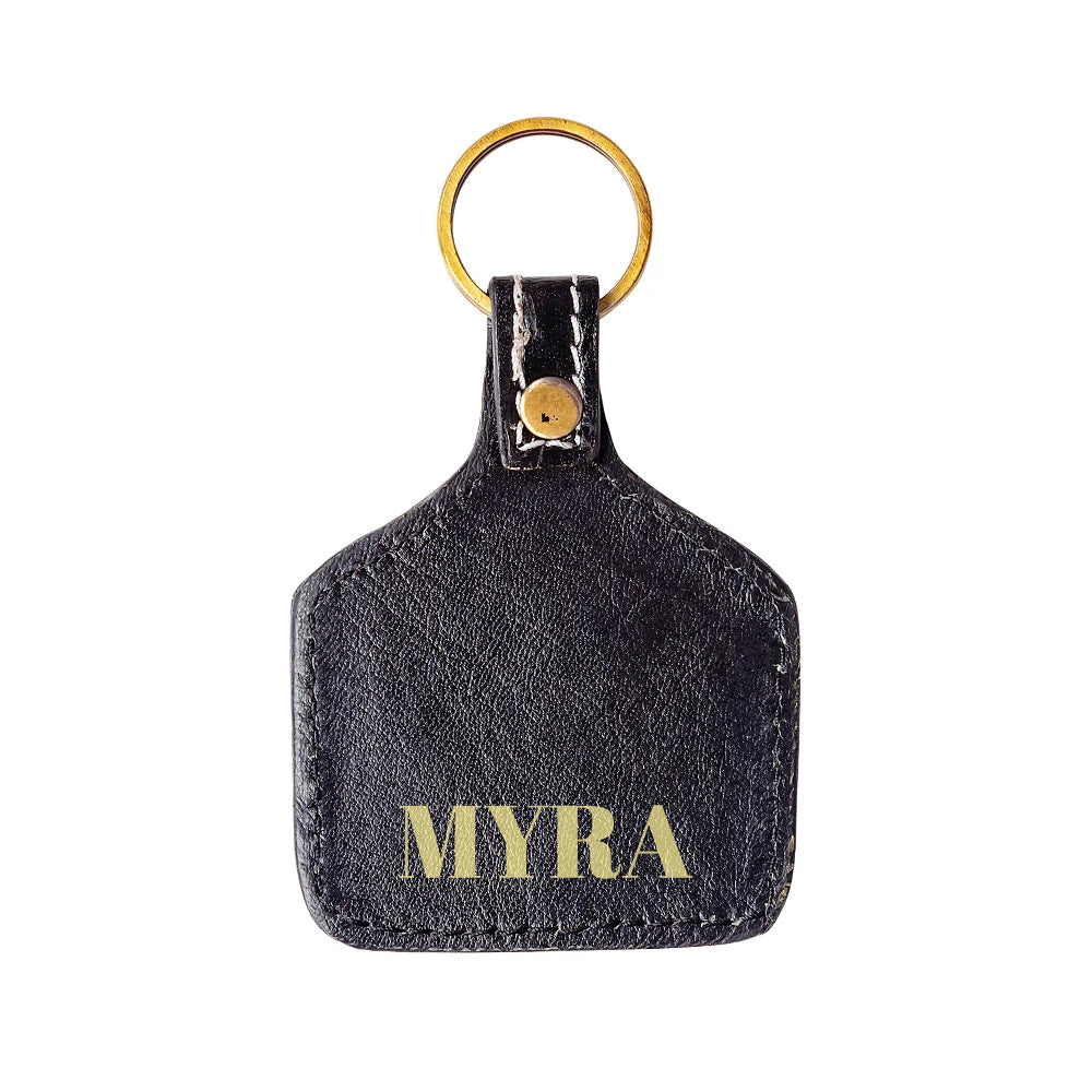 Trails East Hand-tooled Key Fob - Myra USA