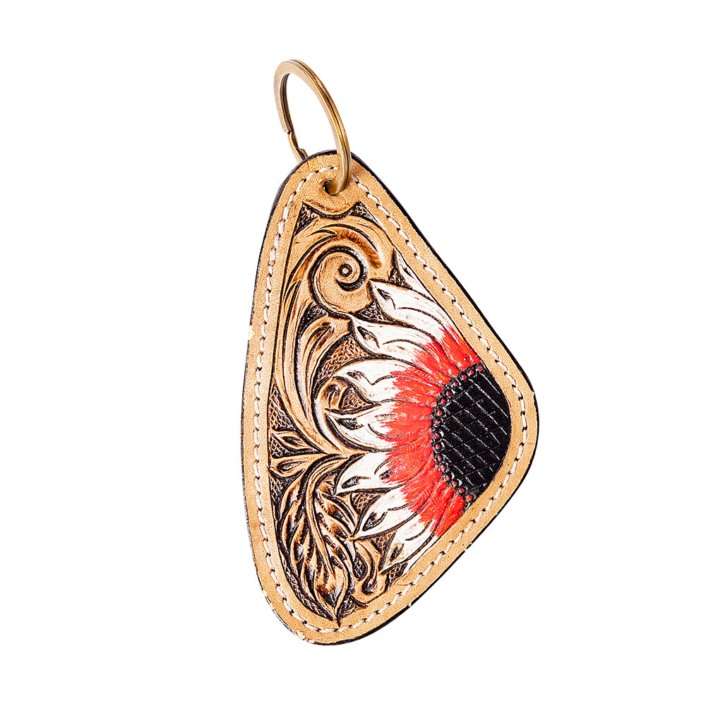 Glorious Day Hand-tooled Key Fob - Myra USA
