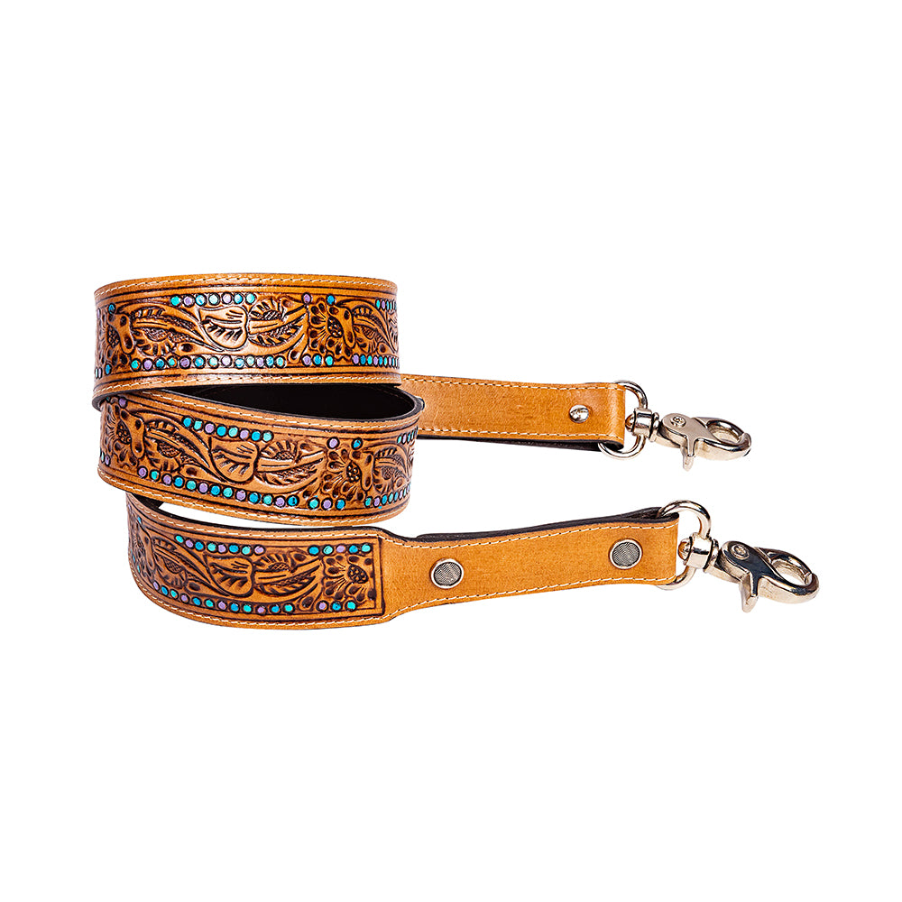 Mika Falls Hand-tooled Leather Strap - Myra USA